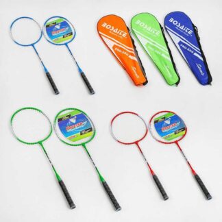 Бадмінтон C 48179 "TK Sport", 3 кольори, 2 ракетки, у чохлі, ВИДАЄТЬСЯ ТІЛЬКИ МІКС ВИДІВ