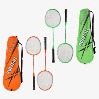 Бадмінтон D 40128 2 кольори, 2 ракетки, металевий каркас, в чохлі