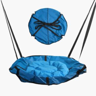 Гр Гойдалка-гамак, колір синій GL 270895 D подушки = 60 см, подушка з водонепроникного 120-150кг,...