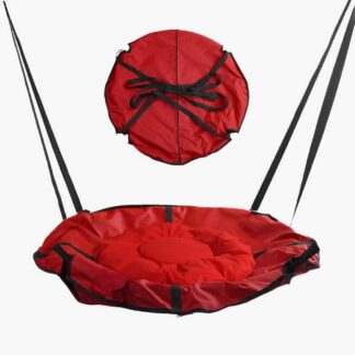Гр Гойдалка-гамак, колір червоний GL 270895 D подушки = 60 см, подушка з водонепроникного 120-150...