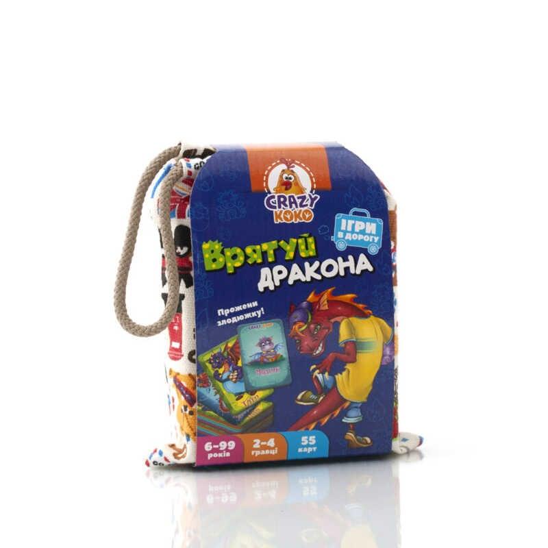 Гр Гра настільна "Врятуйте дракона" VT8077-11 "Vladi Toys", 55 карт, у мішку