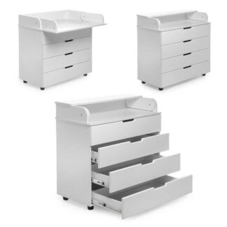 Гр Комод-пеленатор МДФ 900 колір - білий DSK-M901