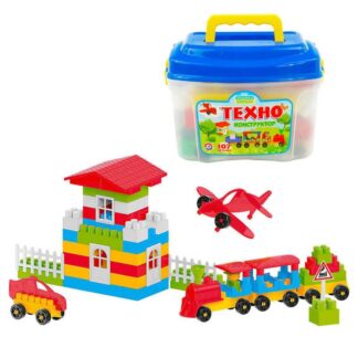 Гр Конструктор "Technok Toys" 3640 "Technok Toys" 107 деталей, в чемодане