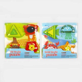 Вкладиші C 47944 дерев`яні, геометричний сортер, платформа, 8 деталей, в коробці