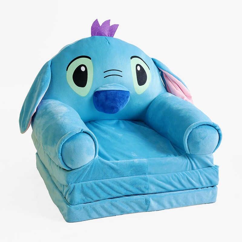 Гр Крісло розкладне м’яке "Синій прибулець" дитяче К38570 50х38х43 см, у розкладеному вигляд... 50х38