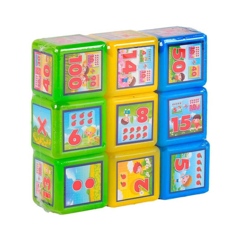 Гр Кубики "Математика 9 шт" 09051 "M Toys"