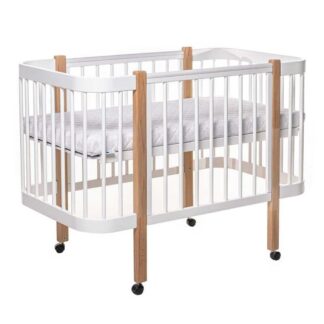 Гр Ліжечко БУК "Світанок" колір біло-натуральний, без шухляди DS-9011 маятниковий механізм