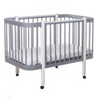 Гр Ліжечко БУК "Світанок" колір сіро-білий, без шухляди DS-9014 маятниковий механізм