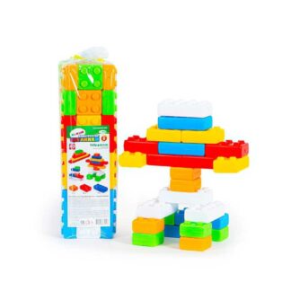 Гр Набір дитячий "Конструктор BAMSIC Цеглинки №2" 115/20 "BAMSIC" 40 деталей, в пакеті, вініловий...
