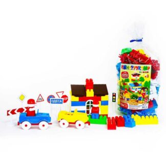 Гр Набір дитячий "Конструктор BAMSIC № 2" 115/9 "BAMSIC" 114 деталей, в пакеті