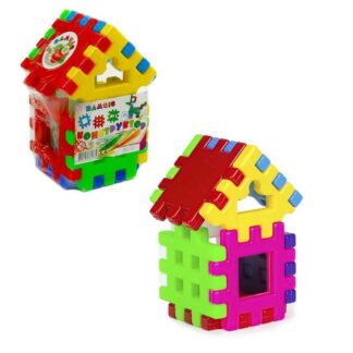 Гр Набір дитячий "Конструктор пазли № 5" 114/11 "BAMSIC" 9 деталей, у плівці