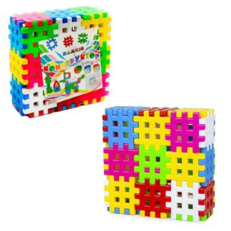 Гр Набор детский "Конструктор пазлы No4" 114/4 (4) "BAMSIC" 30 деталей, в пленке