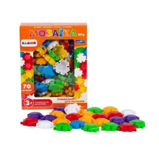 Гр Набір дитячий "Мозаїка-складайка мал. №9" 069/9 "BAMSIC", 70 деталей, в коробці