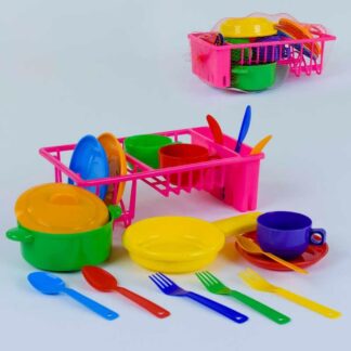 Ор Набор детский "Посуда No 9 "Юная хозяйка" No9 (19-эл) арт 048/9 (12) "BAMSIC"