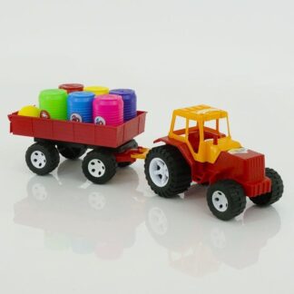 Набор детский "Трактор прицеп, с бочонками" 007/5
