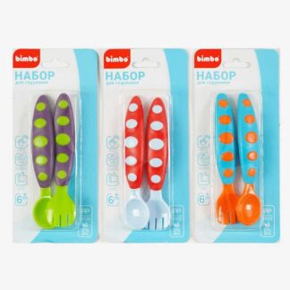 Гр Набор для кормления C 63881 (192) "Bimbo", 3 вида, на листьях, ВЫДАЕТСЯ ТОЛЬКО МИКС ВЫДОВ