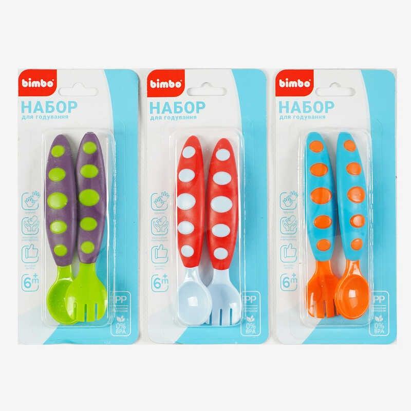 Гр Набор для кормления C 63881 (192) "Bimbo", 3 вида, на листьях, ВЫДАЕТСЯ ТОЛЬКО МИКС ВЫДОВ