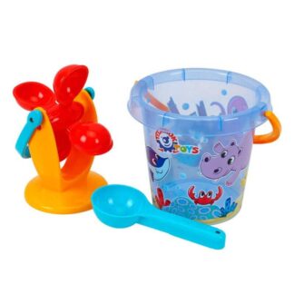 Гр Набір для гри з піском 0105 "Technok Toys", відерце, млин, ложечка, в сітці