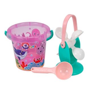 Гр Набір для гри з піском 9970 "Technok Toys", відерце, млин, ложечка, в сітці