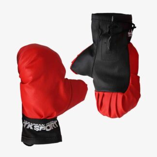 Гр Боксерські рукавички Б-79385 колір червоні, 6 унцій "TK Sport", у пакеті