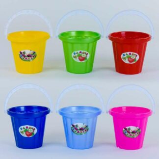 Ор Ведро вел. No1 пустое 011 (90) "BAMSIC" 6 цветов