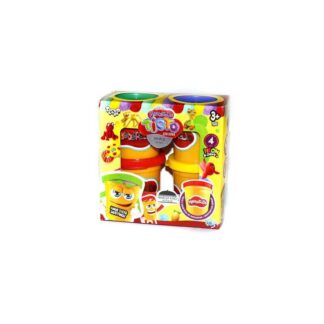 Гр Набір креативної творчості "Тісто для ліпки "Master Do" TMDB-01-03U 4 банки*50 г. "Danko Toys"