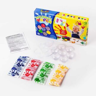 Гр Пальчиковые краски "Моя первое творчество" PK-02-02 4 цвета укр. (12) "Danko Toys"