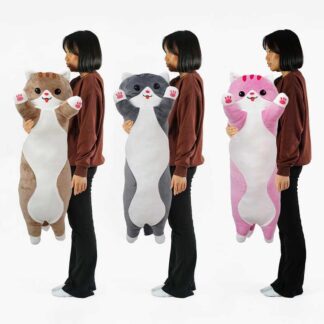 Гр М`яка іграшка "Кіт Батон" К12661 довжина 110 см, у пакеті ВИДАЄТЬСЯ МІКС ВИДІВ