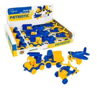 Гр Патріотичні машинки "Kid cars" 39900 ЦІНА ЗА 12 ШТУК У БОКСІ "Tigres"