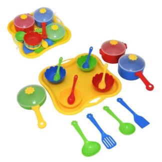 Гр Набор посуды столовая "Ромашка" 39146 (9), "Tigres", 19 элементов, в сетке