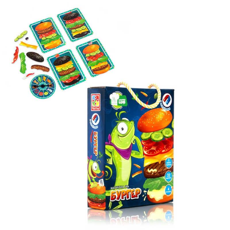 Гр Магнітна гра "Бургер" VT2310-06 "Vladi Toys"