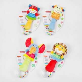 Гр Погремушка мягкая С 54416 "Bimbo", 4 види, колокольчик, в пакете, ВИДАЄТЬСЯ ТІЛЬКИ МІКС ВИДІВ