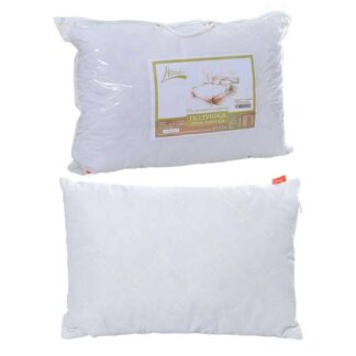 Гр Подушка "Polaris" 2010002 стежка, микрофибра, шариковый силикон, молния, 50*70см., цвет белый (1) "Homefort"