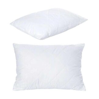 Гр Подушка "Білосніжка" 3010073 стьоб, мікрофібра, силіконізоване волокно, 50*70 см., біла "Homef...