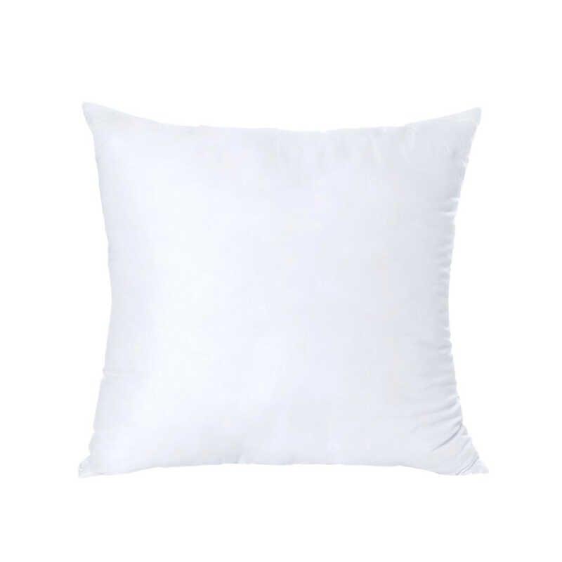 Гр Подушка "Білосніжка" 3010074 мікрофібра, силіконізоване волокно, блискавка, 70*70см, біла "Hom...