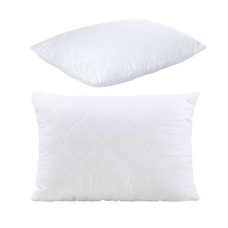 Гр Подушка "Семейная" 3010039 стежок микрофибра, силиконизированное волокно, 40*60 см., белая (1) "Homefort"