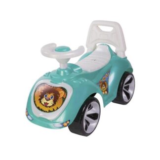 Гр Машина-толокар "ЛАПКА" 758 без ручки цвет бирюзовый "ORION"