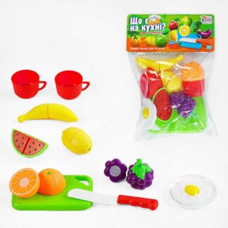 Гр Фрукти на липучках “Що є на кухні?” 65298 "4FUN Game Club", 11 елементів, у пакеті
