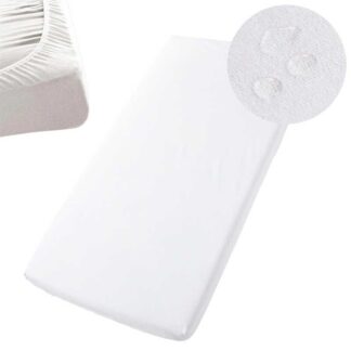 Гр Простирадло на резинці АКВА-С для дитячого ліжечка 59354 тканина мембранна МАХРА, розмір 120*6...