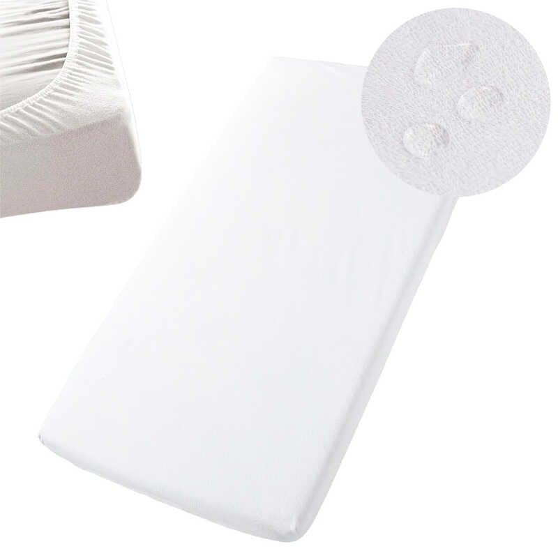 Гр Простирадло на резинці АКВА-С для дитячого ліжечка 59354 тканина мембранна МАХРА, розмір 120*6...