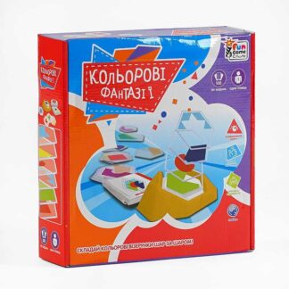 Гр Развивающая игра UKВ-В 0041 "Цветные фантазии" (12) "4FUN Game Club" в коробке