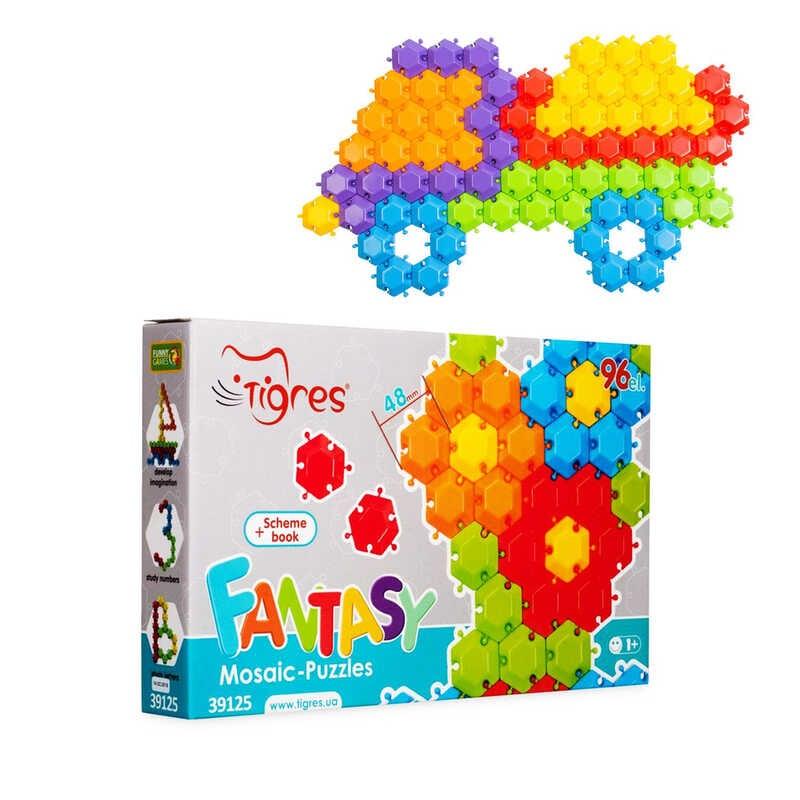 Гр Мозаїка "Фантазія" 39125 "Tigres", 96 елементів, в коробці