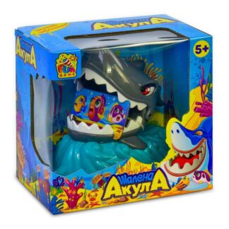 Гр Настільна гра "Шалена Акула" 7386 "4FUN Game Club", на батарейках, світло, звук, в коробці