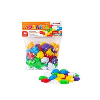 Гр Мозаїка різнокольорова №4 069/4 "BAMSIC", 84 елементи, в пакеті