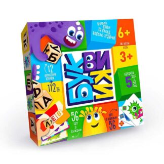 Игр Развивающая игра "Буквики" укр. G-BU-01U (10) "Danko Toys"