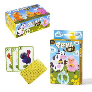 Гр Розважальна настільна гра "Ферма Mini" G-FM-01 "Danko Toys", ОПИС УКР/РОС. МОВАМИ