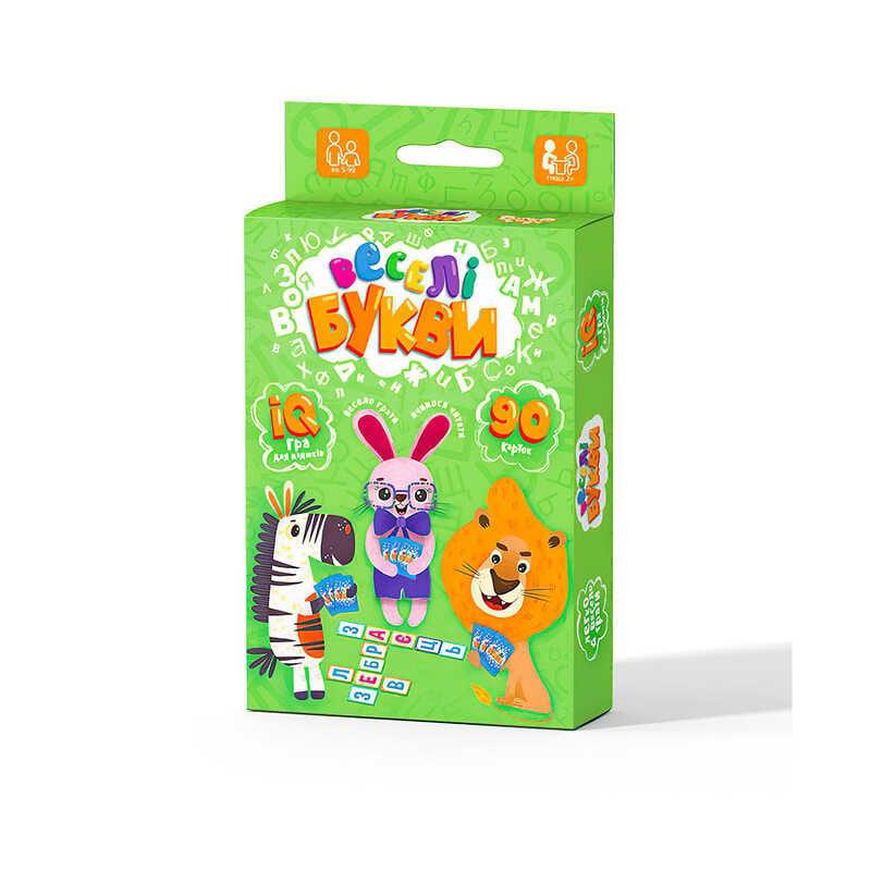 Гр Настільна розважальна гра "Веселі букви" G-VB-01U УКР. "Danko Toys"