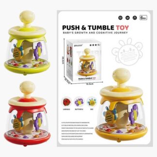 Дзига AY 001 3 види, ВИДАЄТЬСЯ МІКС, розмір: 15х15х20 см, помпа, комахи, кульки, обертається... 15х15