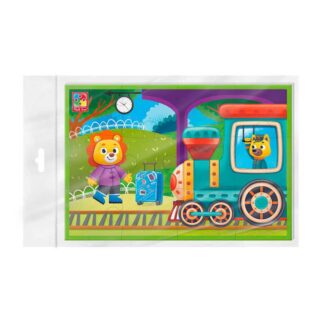 Гр М’які пазли "Потяг" A5 VT1104-22 "Vladi Toys"