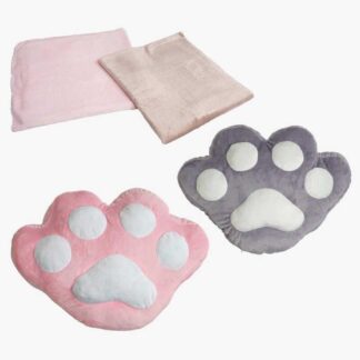 Гр М’яка іграшка "Лапка-плед" 81293 2 види, 30 см, розміри пледа: 100х80 см